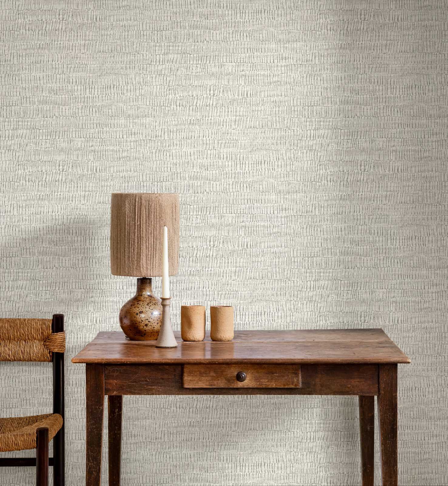 Vliestapete Abstrakt Holz Optik Grau Silber Metallic 720617 Amara Rasch