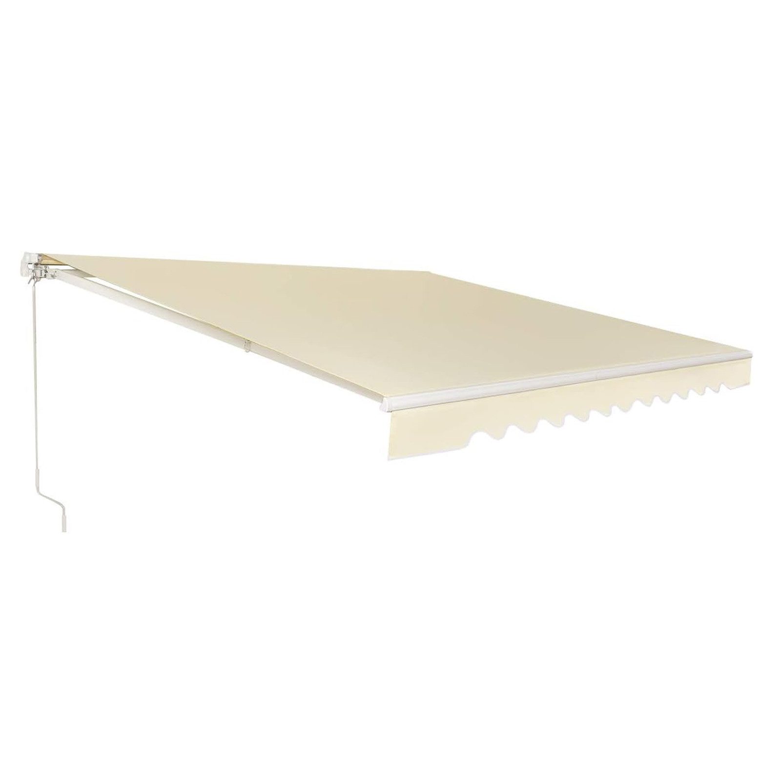 KOMFOTTEU Gelenkarmmarkise Sonnenschutz Anti-UV & Wasserfest, 4x2,5m