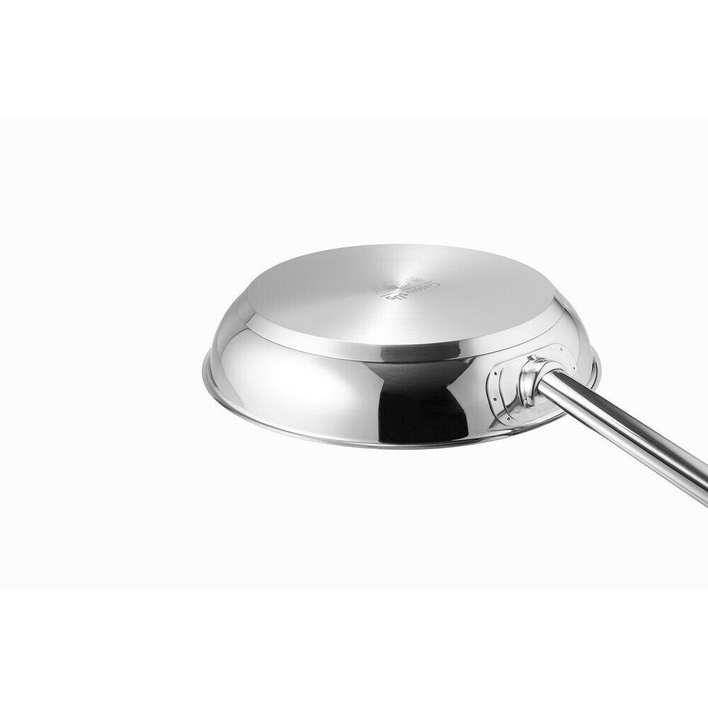 SCHULTE-UFER Bratpfanne Bratpfanne 24 cm Industar, (1-tlg), Edelstahl mit Aluminiumkern, spülmaschinenfest, backofengeeignet – Bild 3 von 5