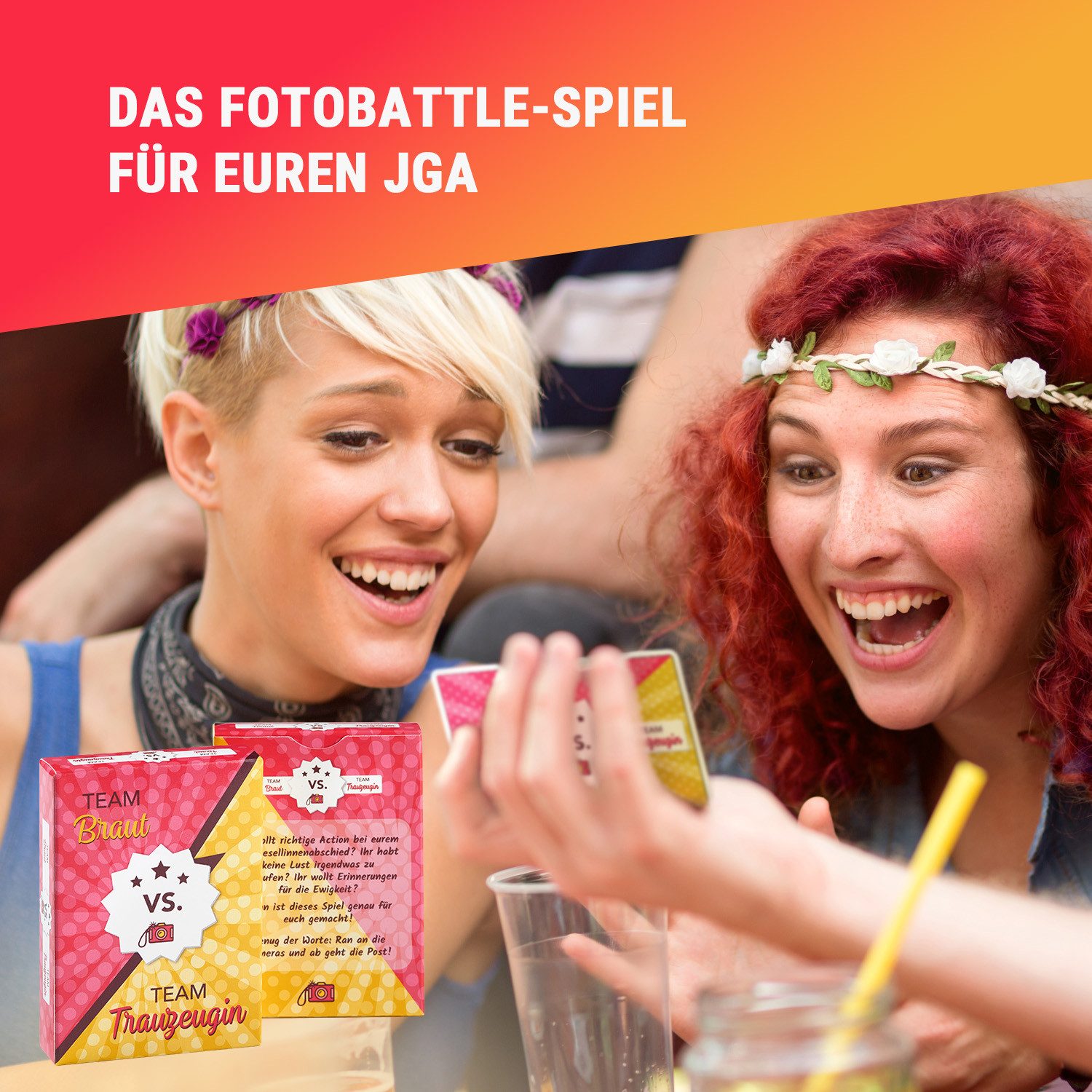 Spielehelden Spiel Team Braut vs. Team Trauzeugin