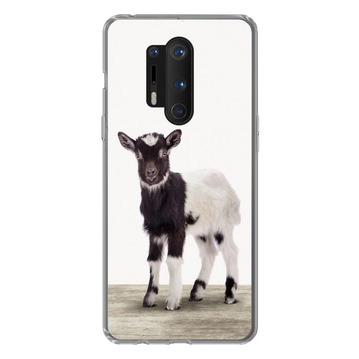 MuchoWow Handyhülle Ziege - Tiere - Kinder - Jungen - Mädchen Phone Case Handyhülle OnePlus 8 Pro Silikon Schutzhülle