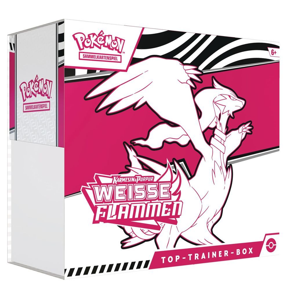 POKÉMON Sammelkarte Top-Trainer-Box Weiße Flammen Pokemon Sammel-Karten deutsch