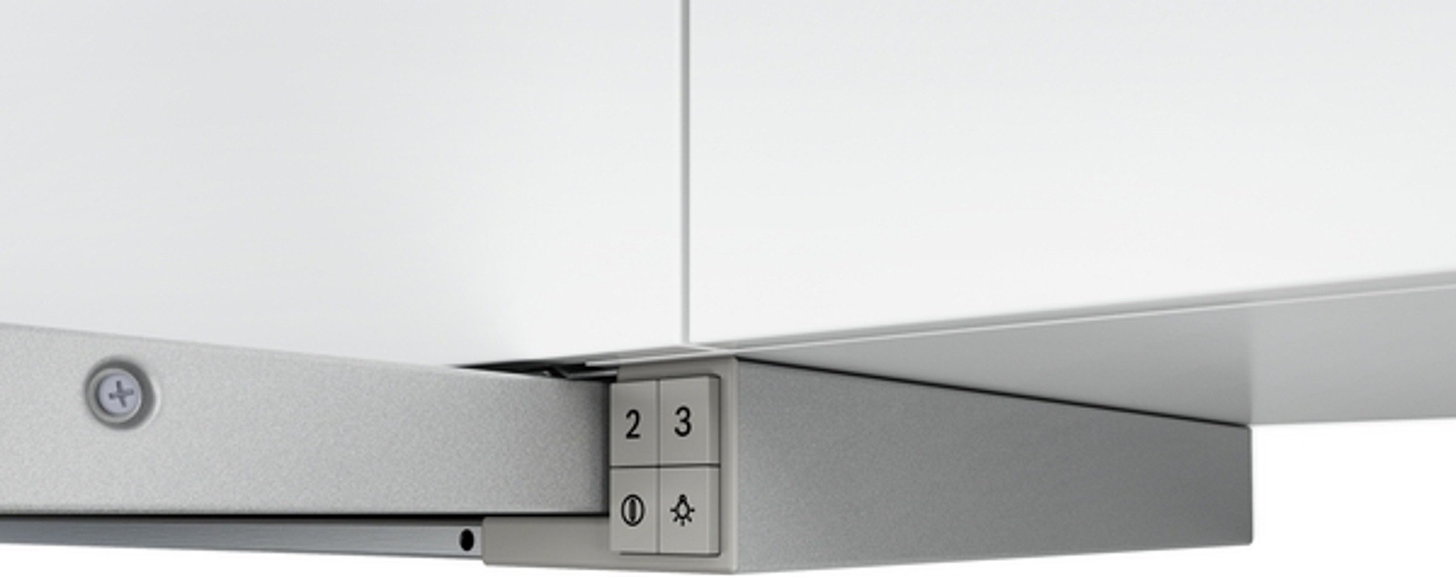 BOSCH Flachschirmhaube DFT63AC50 DFT63AC50, 3 Leistungsstufen, Abluft
