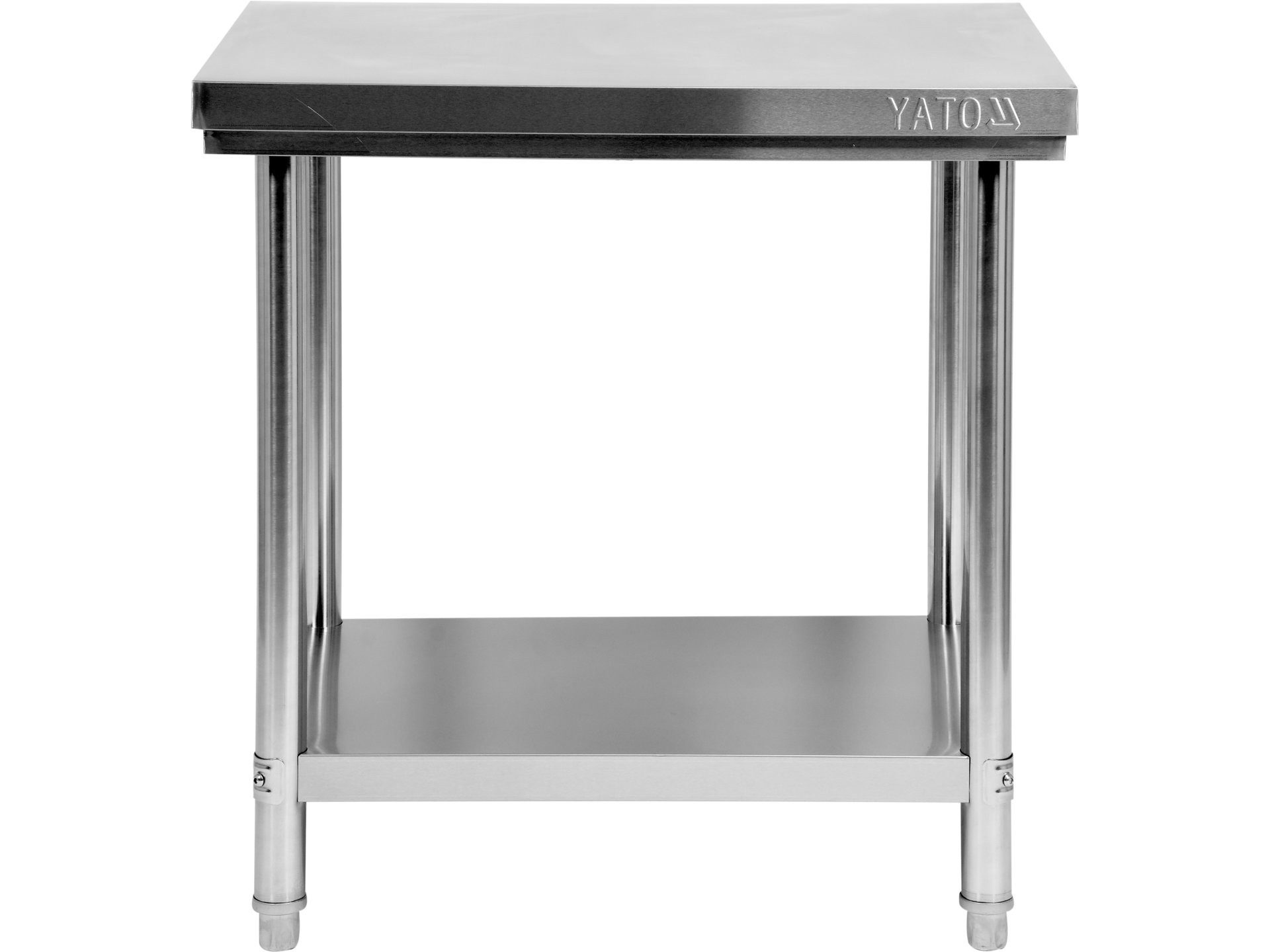 TRIZERATOP Arbeitstisch STÓŁ CENTR. SKŁ. Z PÓŁ. 80×60×H85cm (Zentraler Edelstahltisch mit Ablage 80x60x85 cm, Zentraler Edelstahltisch mit Ablage 80x60x85 cm)