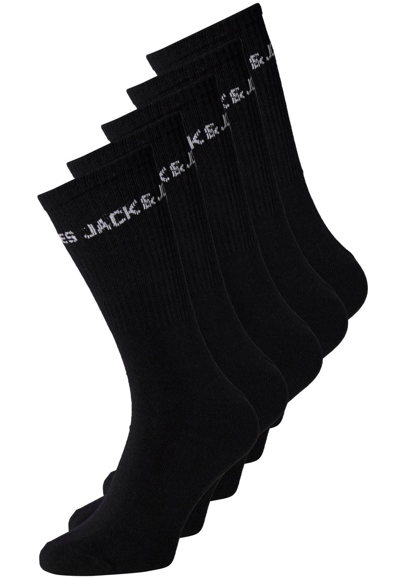 Jack & Jones Tennissocken JACBASIC LOGO TENNIS SOCK 5 PACK NOOS (Packung, 5 günstig online kaufen