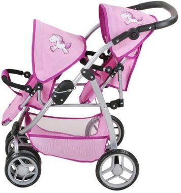 Knorrtoys® Puppen-Zwillingsbuggy Buggy Big Twin, UMA. Das Einhorn