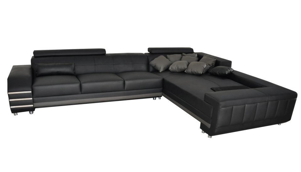 JVmoebel Ecksofa »Eck Leder Sofa Couch Polster Sitz Wohnlandschaft