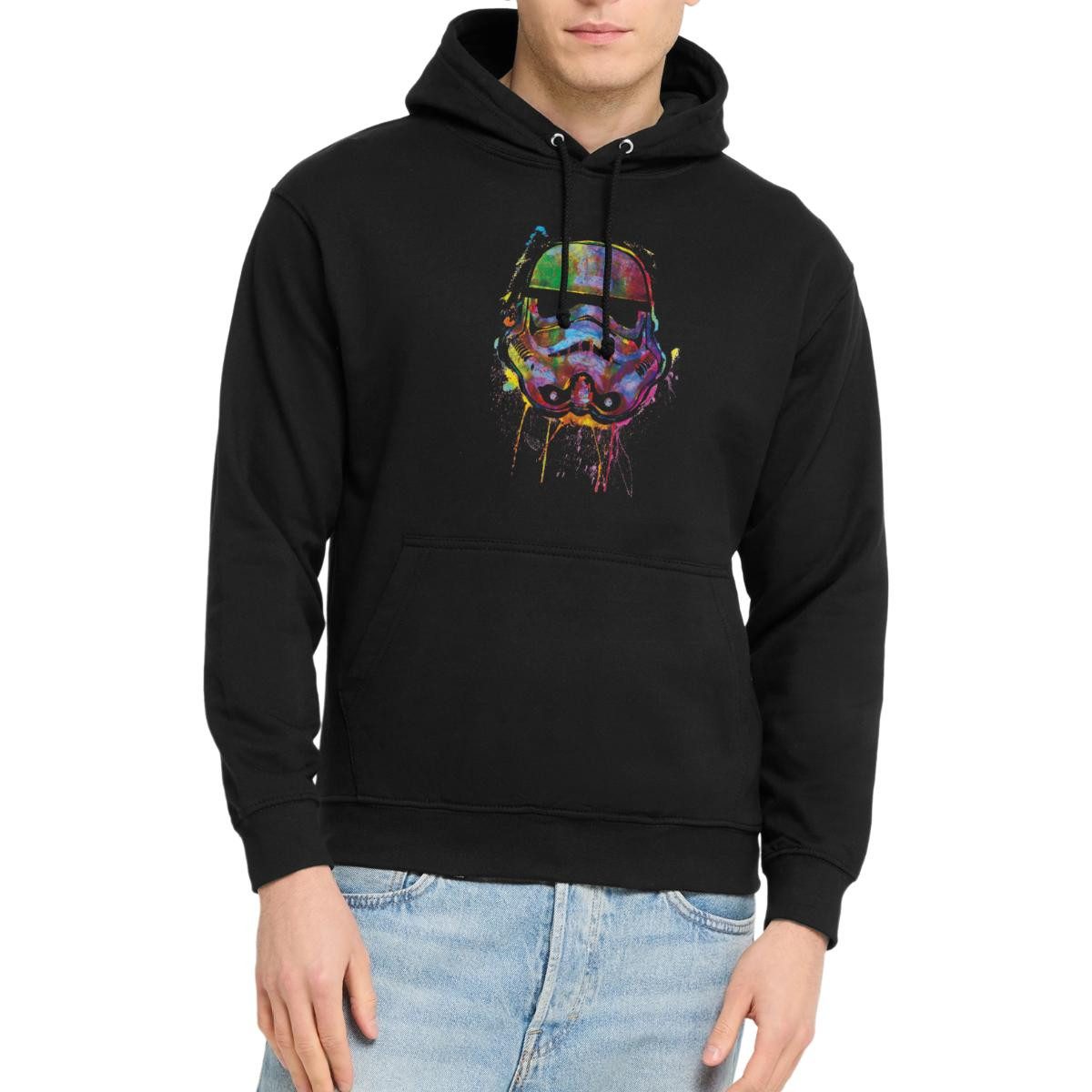 Spreadshirt Hoodie Star Wars Stormtrooper Helm Graffiti Style Unisex Hoodie (1-tlg)
