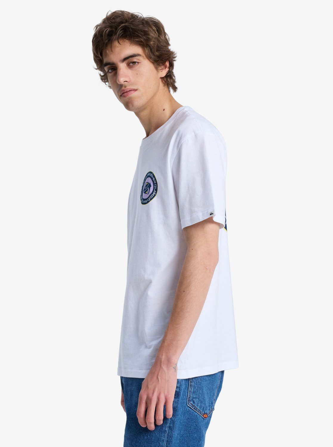 Quiksilver T-Shirt EV DUALITY SHORT SLEEVE Kurzarm-Design, aus Baumwolle, erhältlich in den Größen S bis XXL