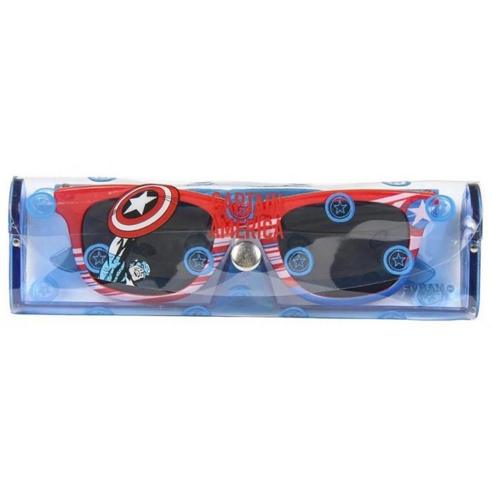 The AVENGERS Sonnenbrille Captain America mit Etui - UV Schutz 400