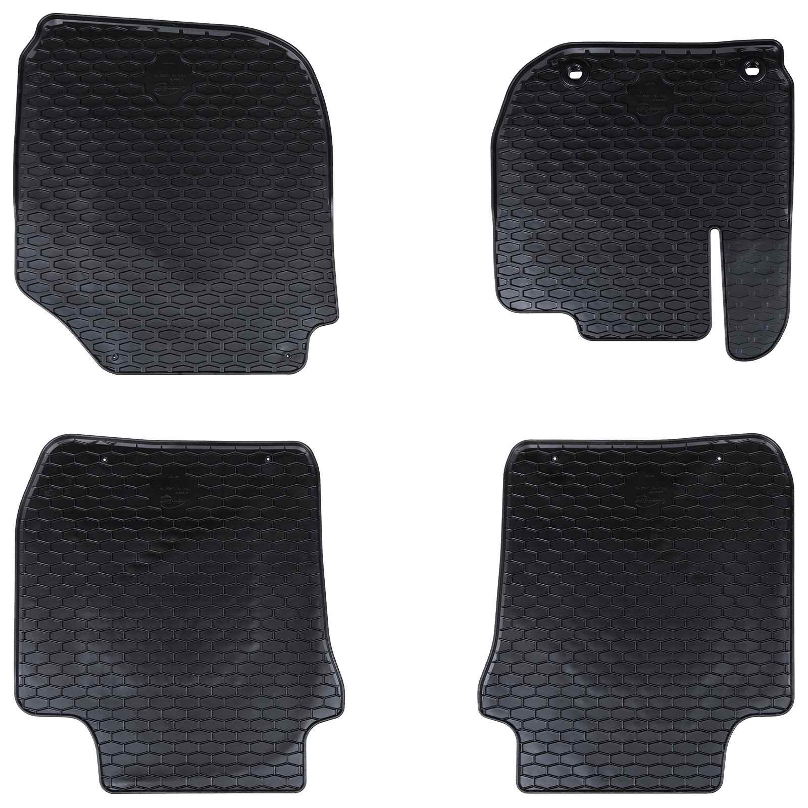 vidaXL Auto-Fußmatten Autofußmatte 4 pcs (4 St)