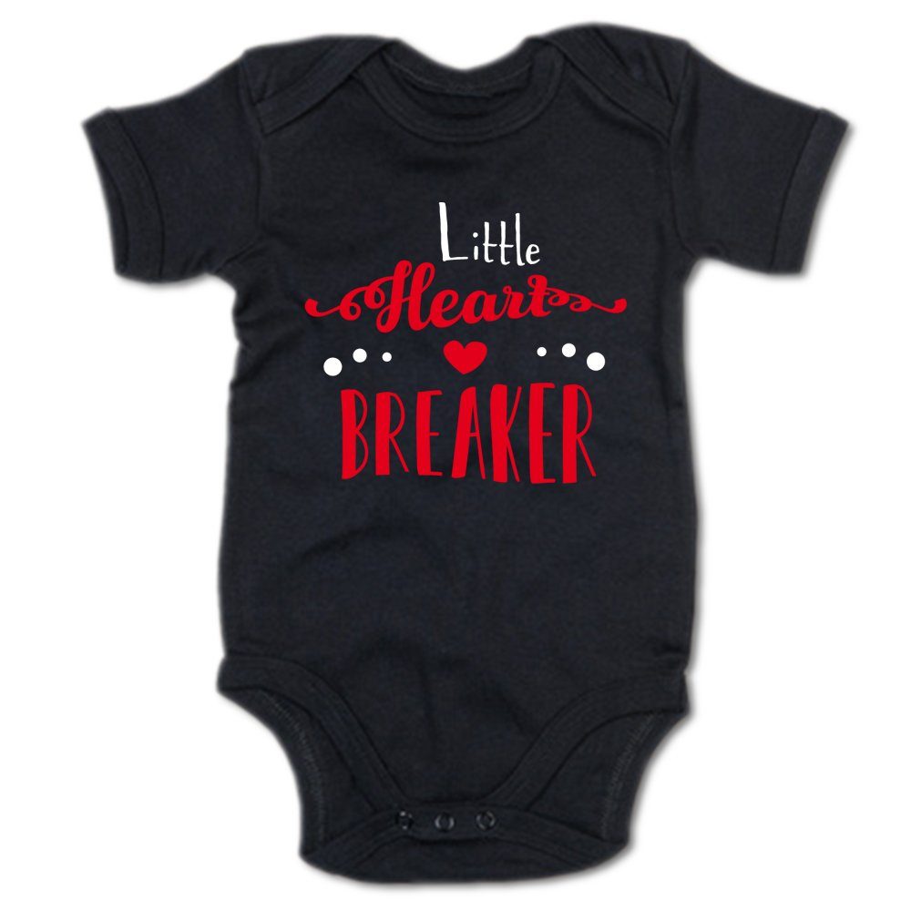 G-graphics Kurzarmbody Little heart breaker Baby Body mit Spruch / Motiv / Aufdruck