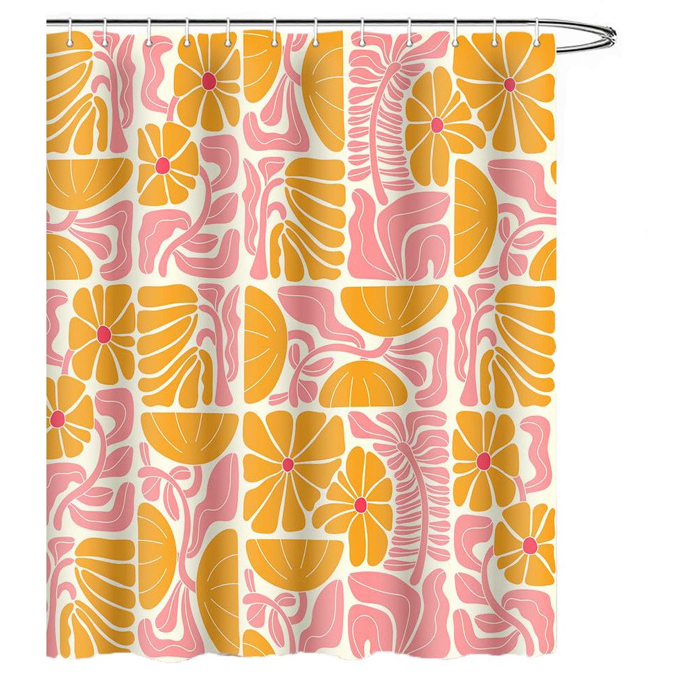 Coonoor Duschvorhang Boho Duschvorhang mit abstraktem, günstig online kaufen