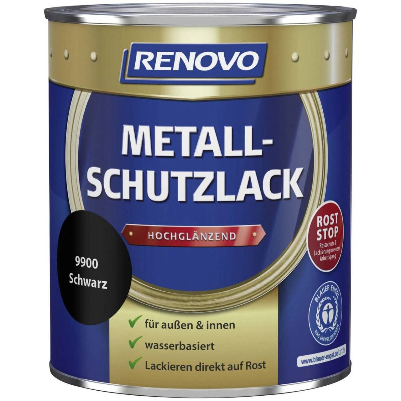 Renovo Metallschutzlack 2647, Schadstoffarm,umweltschonend,Wasserbasis
