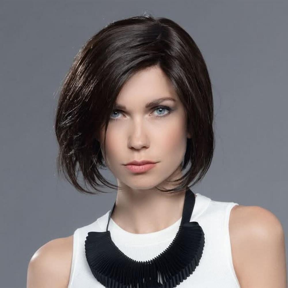 Ellen Wille Echthaarperücke Ellen Wille Adore Mono Part, Eleganter Bob, Lace Front & Mono-Scheitel, Prime Hair, 54-56cm