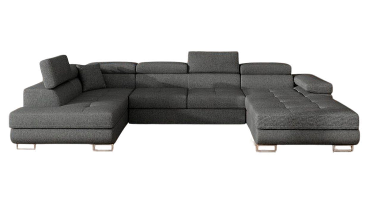 Xlmoebel Wohnlandschaft Stoff U-Form Sofa Wohnlandschaft Eckcouch Garnitur Modernes, Hergestellt in Europa