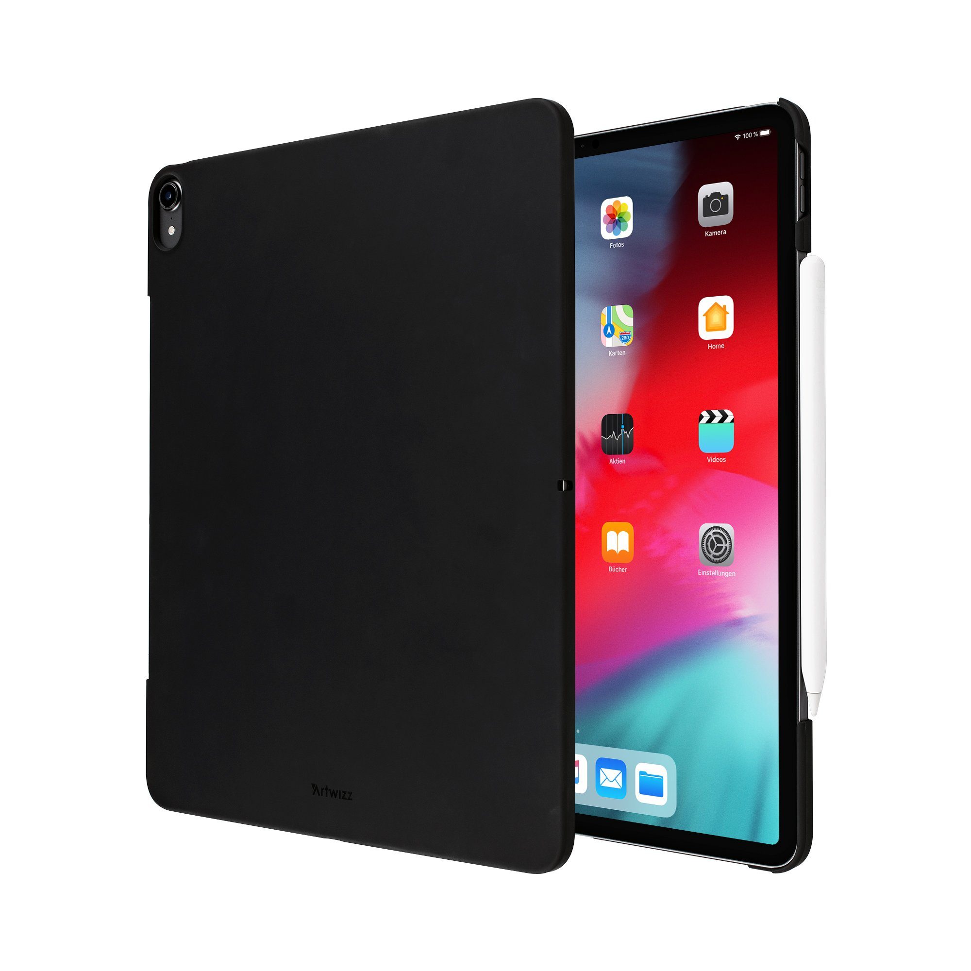 Artwizz Tablet-Hülle Rubber Clip for iPad Pro 12,9" (2018), black