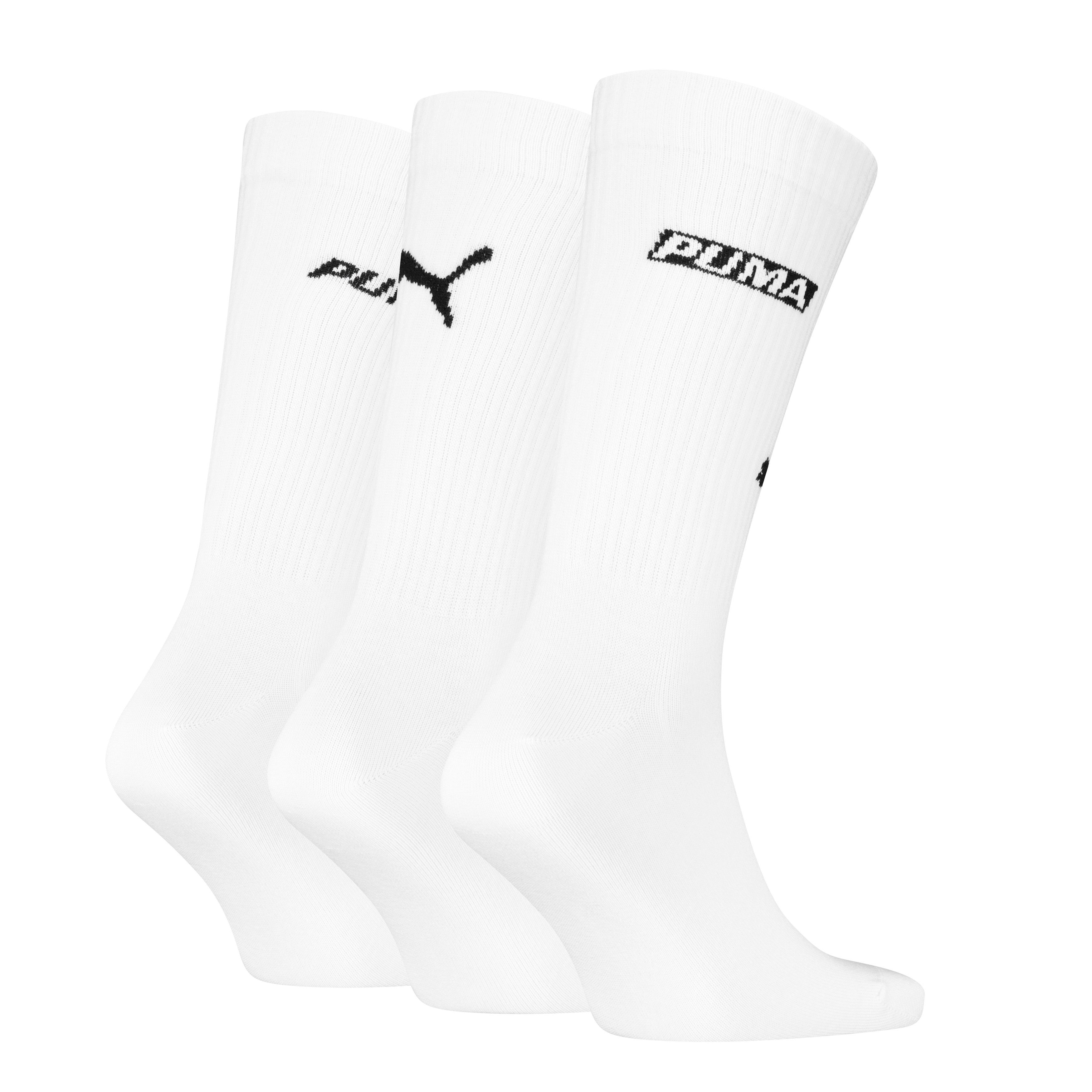 PUMA Socken PUMA UNISEX LOGO STACKING CREW SOCK (3 Paar)