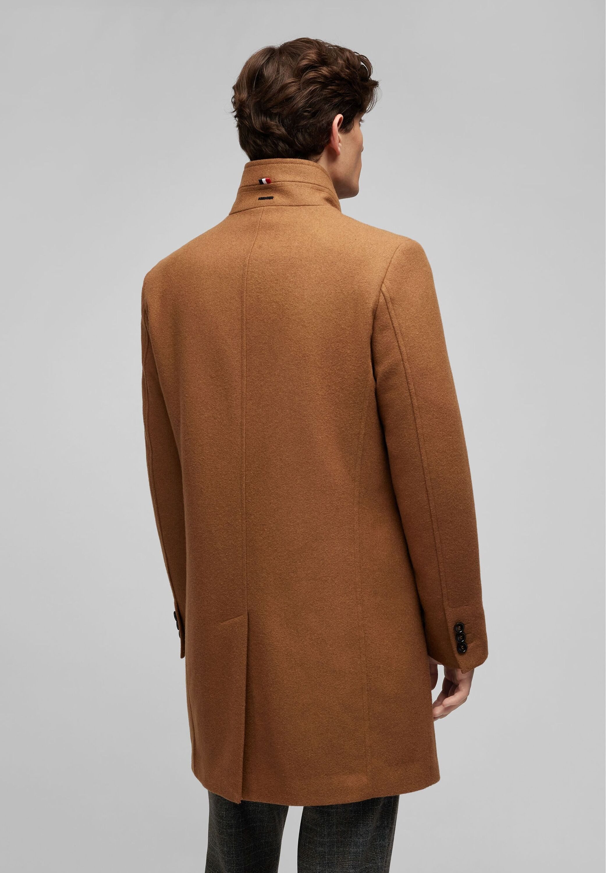 HECHTER PARIS Wollmantel mit Stehkragen