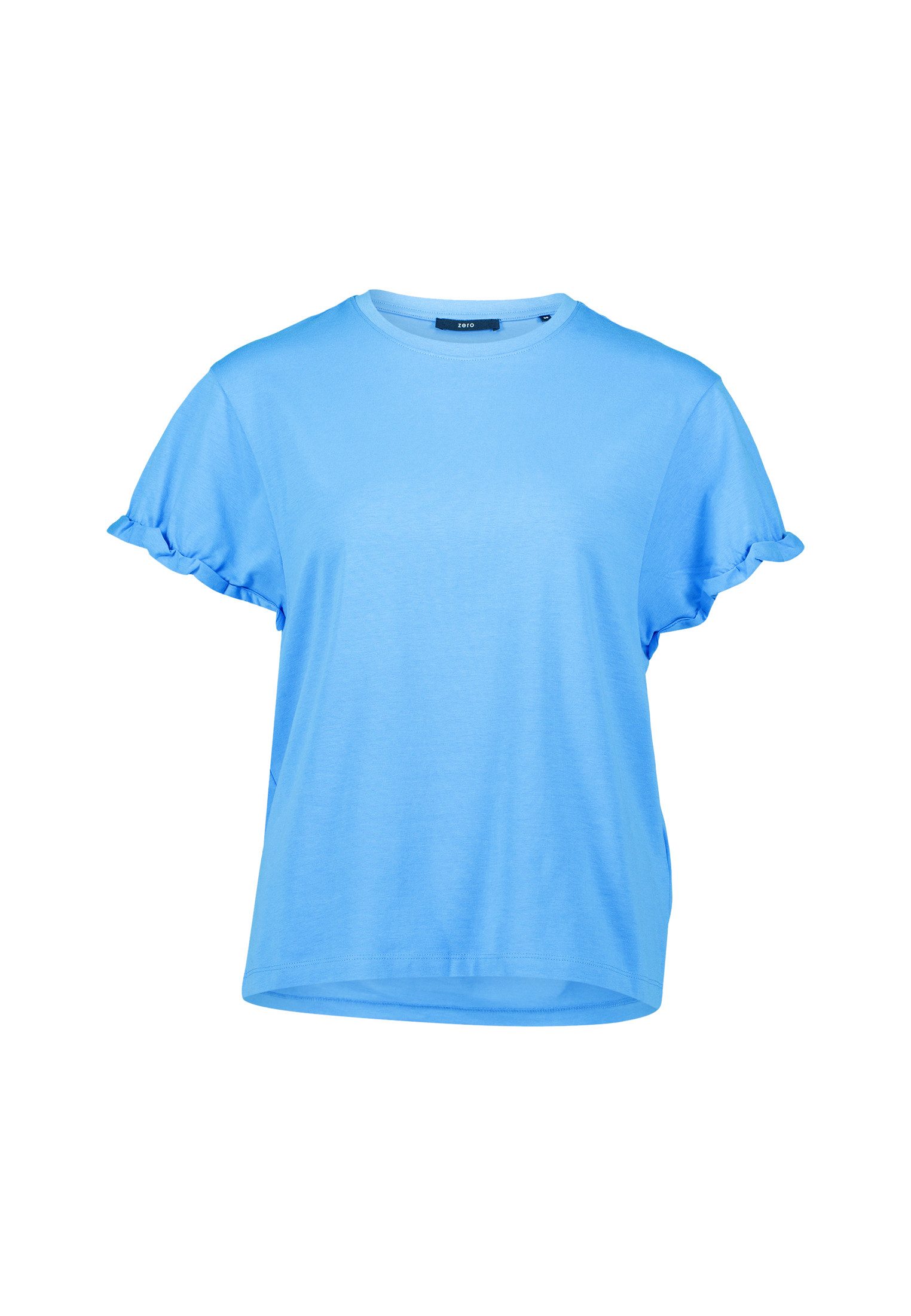 Zero Kurzarmshirt zero Shirt mit Rüschen günstig online kaufen