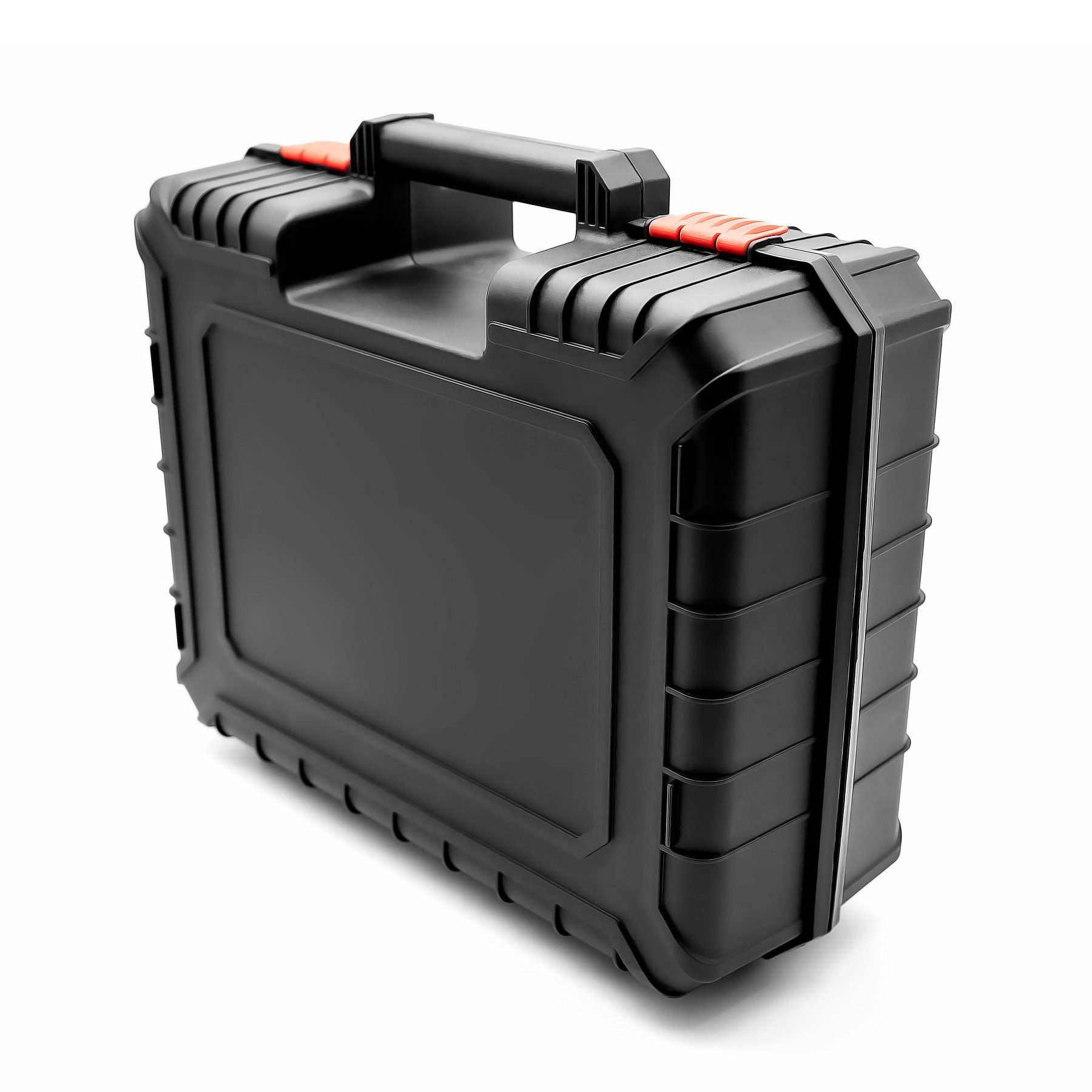 BigDean Werkzeugkoffer Maschinenkoffer aus bruchsicherem Kunststoff – mit Schaumstoff Einlage (1 St)