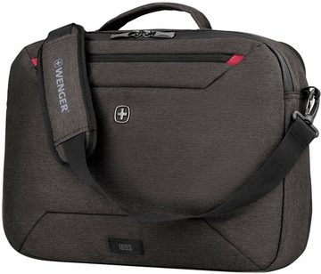 Wenger Laptoptasche Commute, grau, mit 16-Zoll Laptopfach, auch als Rucksack tragbar