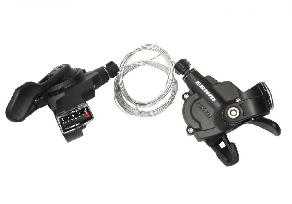 SRAM Schalthebel SRAM Trigger X.3 7-fach Set - zuverlässige Schaltperformance für Trekk