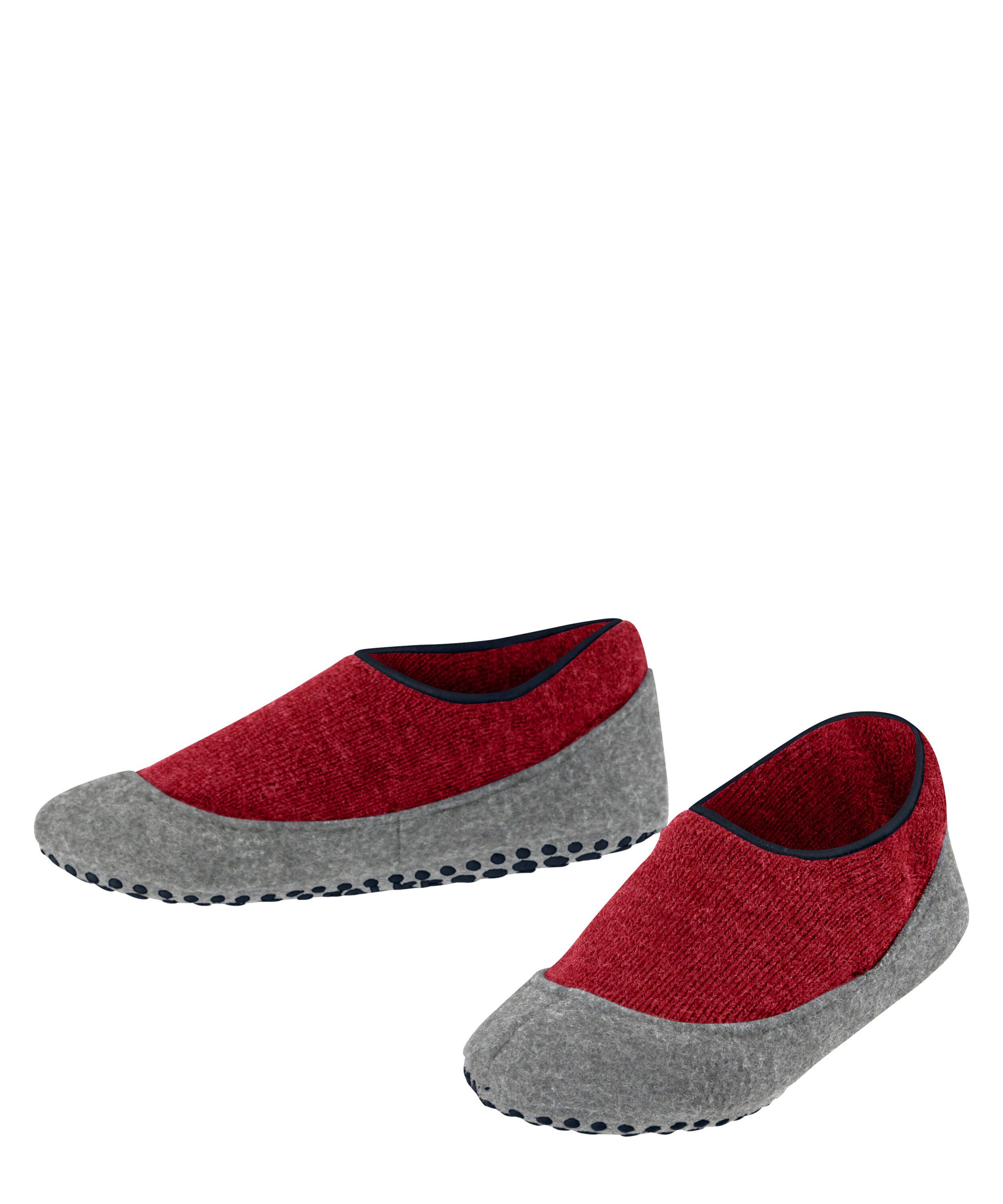 FALKE Sneakersocken Cosyshoe (1-Paar) aus Merinowolle mit Noppendruck red pepper (8074)