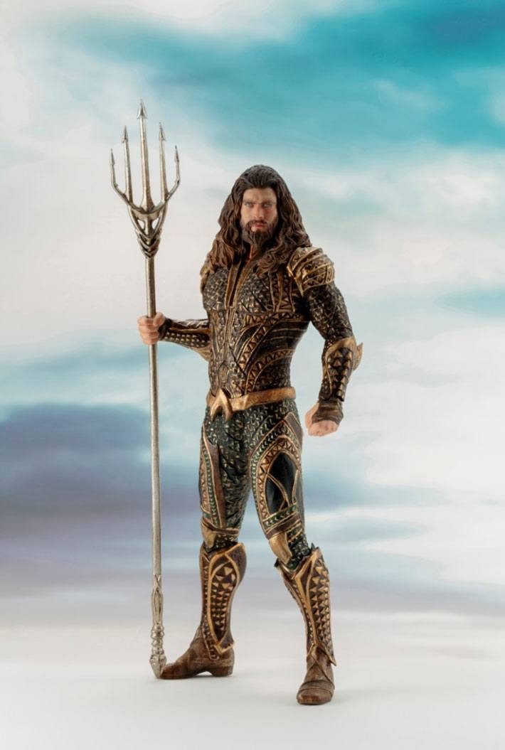 Kotobukiya Merchandise-Figur Kotobukiya - Justice League Movie ARTFX+ Statue 1/10 Aquaman 20 cm