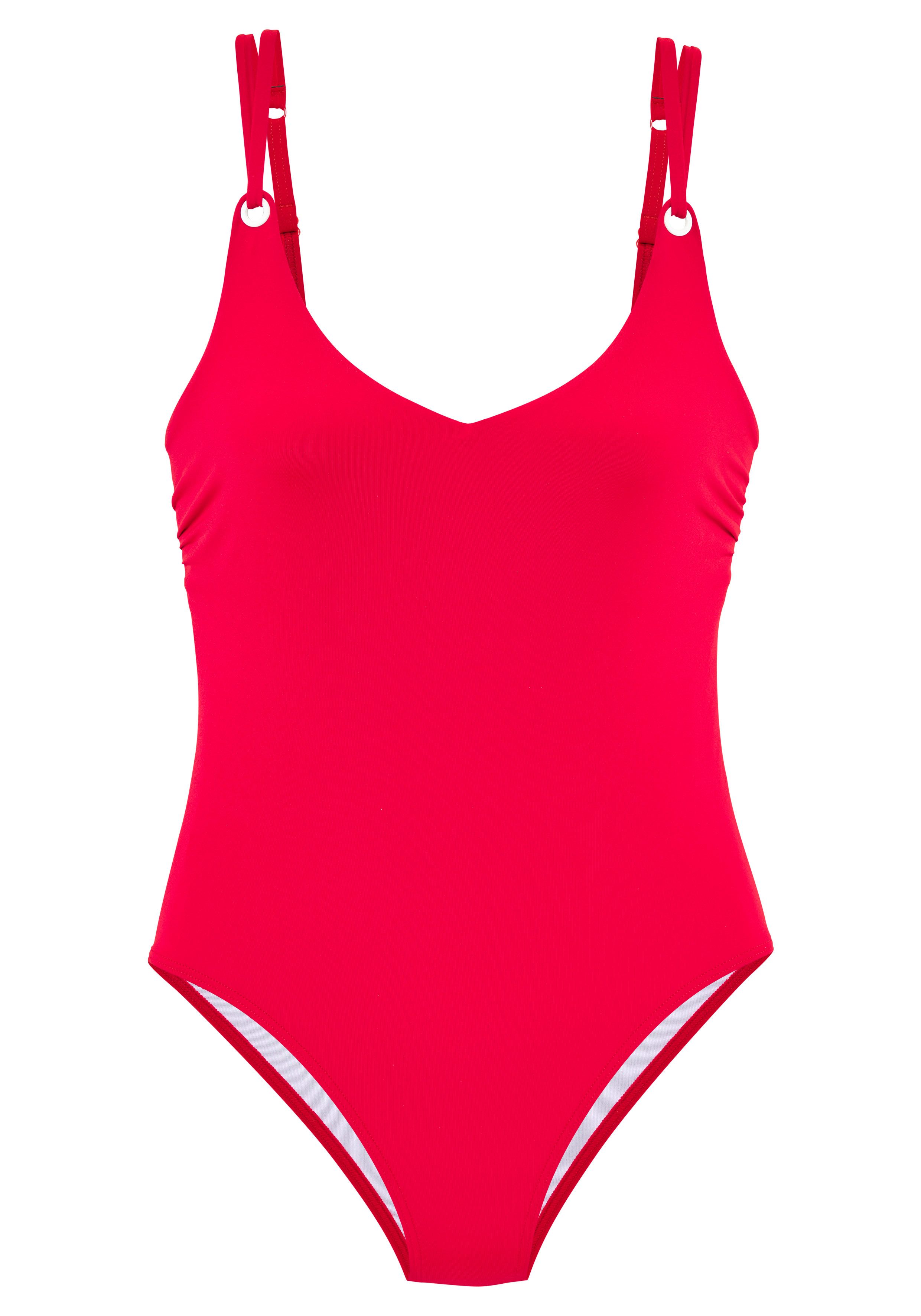 s.Oliver Badeanzug Beverly mit kontrastfarbigen Zierringen. € 59,99