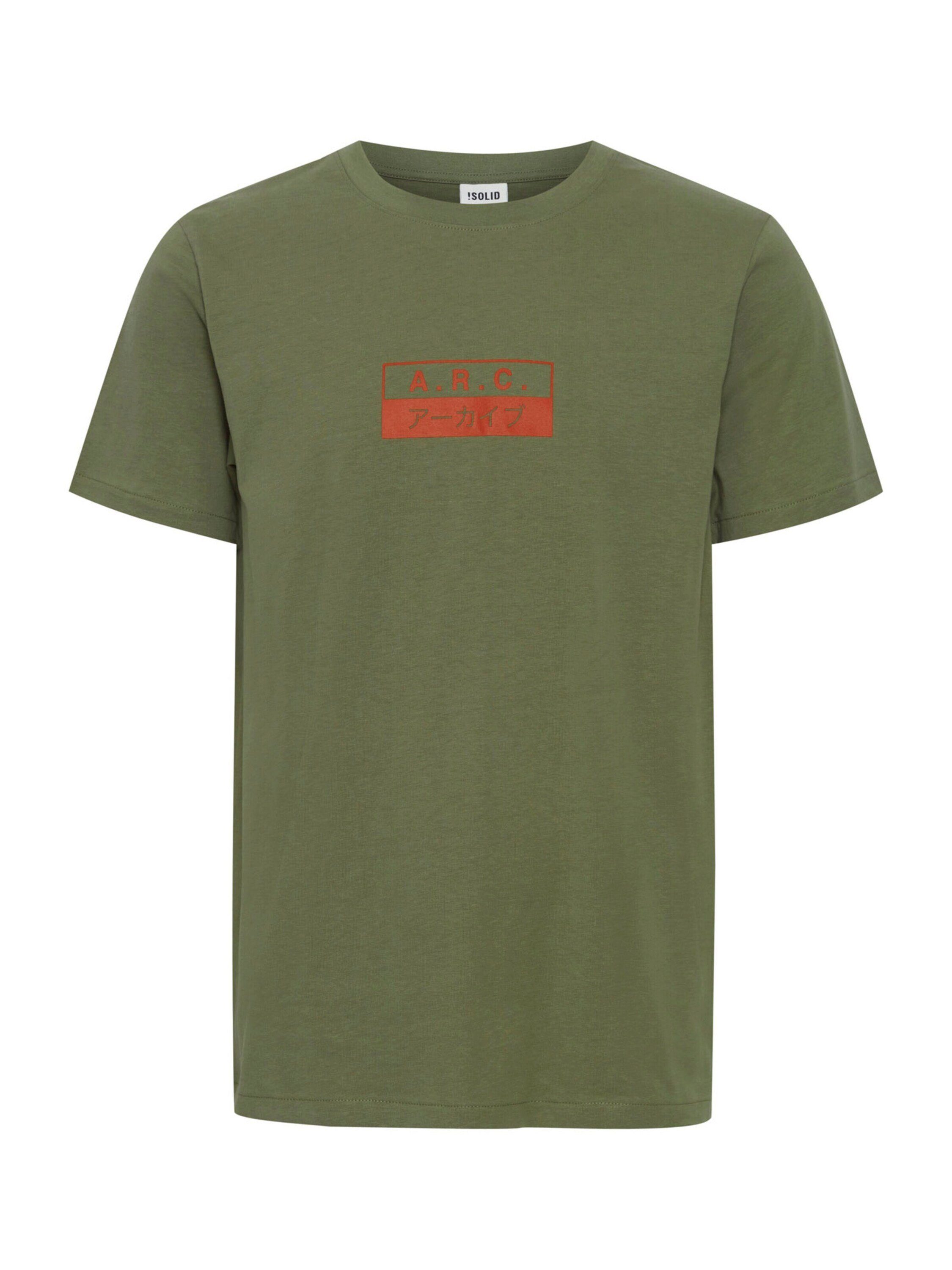 !Solid T-Shirt (1-tlg) Deep Lichen Green (180312)