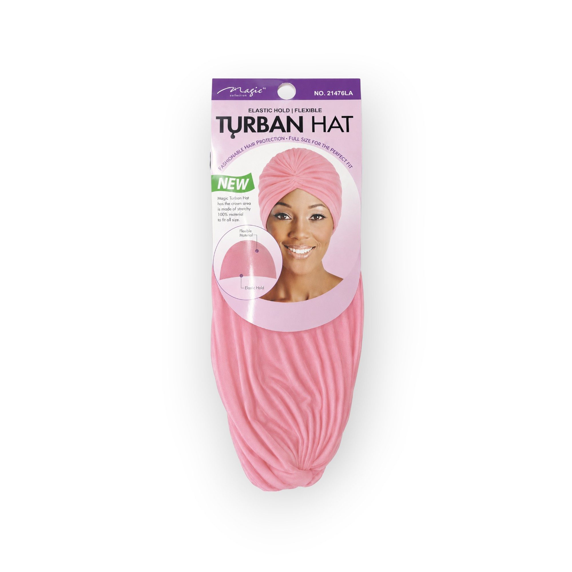 HC Turbanmütze Magic Turban Hat Damen Elastisch One Size Verschiedene Farben (Packung) Elastisch, sicherer Halt, universelle Passform