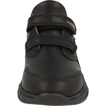 Primigi Jungen Kinder Schuhe Leder Halbschuhe 3920811 Schwarz mit Klett Sneaker