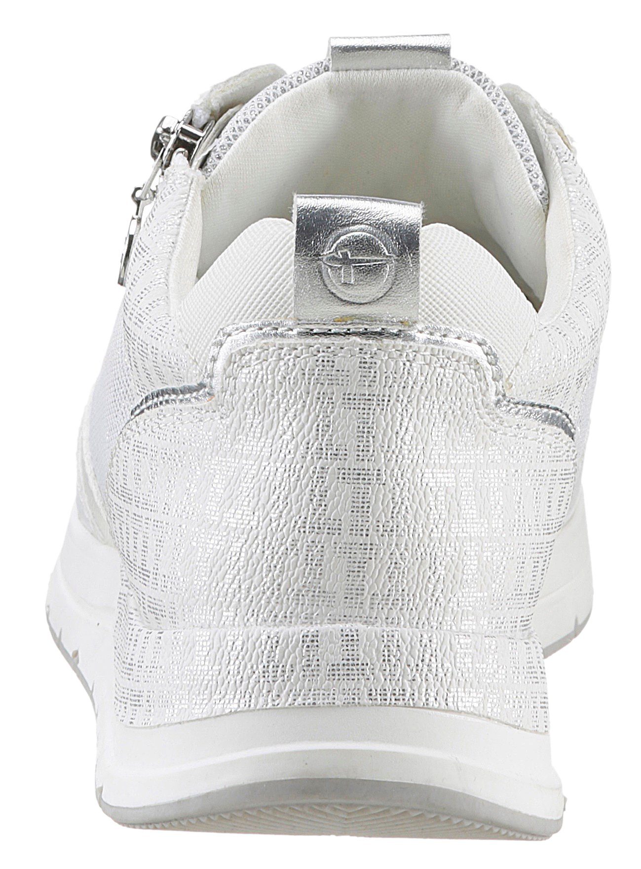 Tamaris Keilsneaker, Freizeitschuh, Halbschuh, in schmaler Form, vegane Verarbeitung
