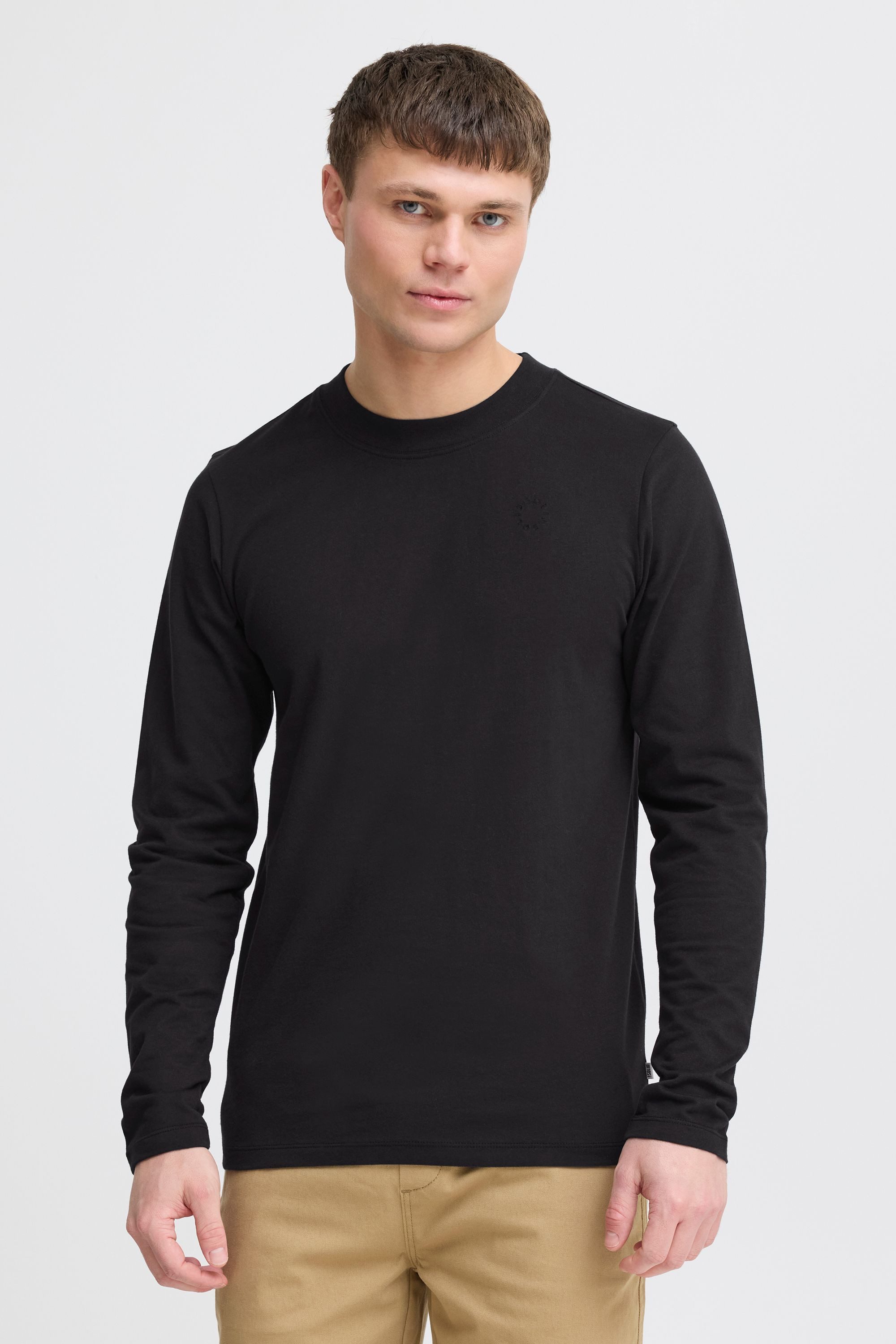 !Solid Langarmshirt SDODATTEN Zeitloses Langarmshirt günstig online kaufen