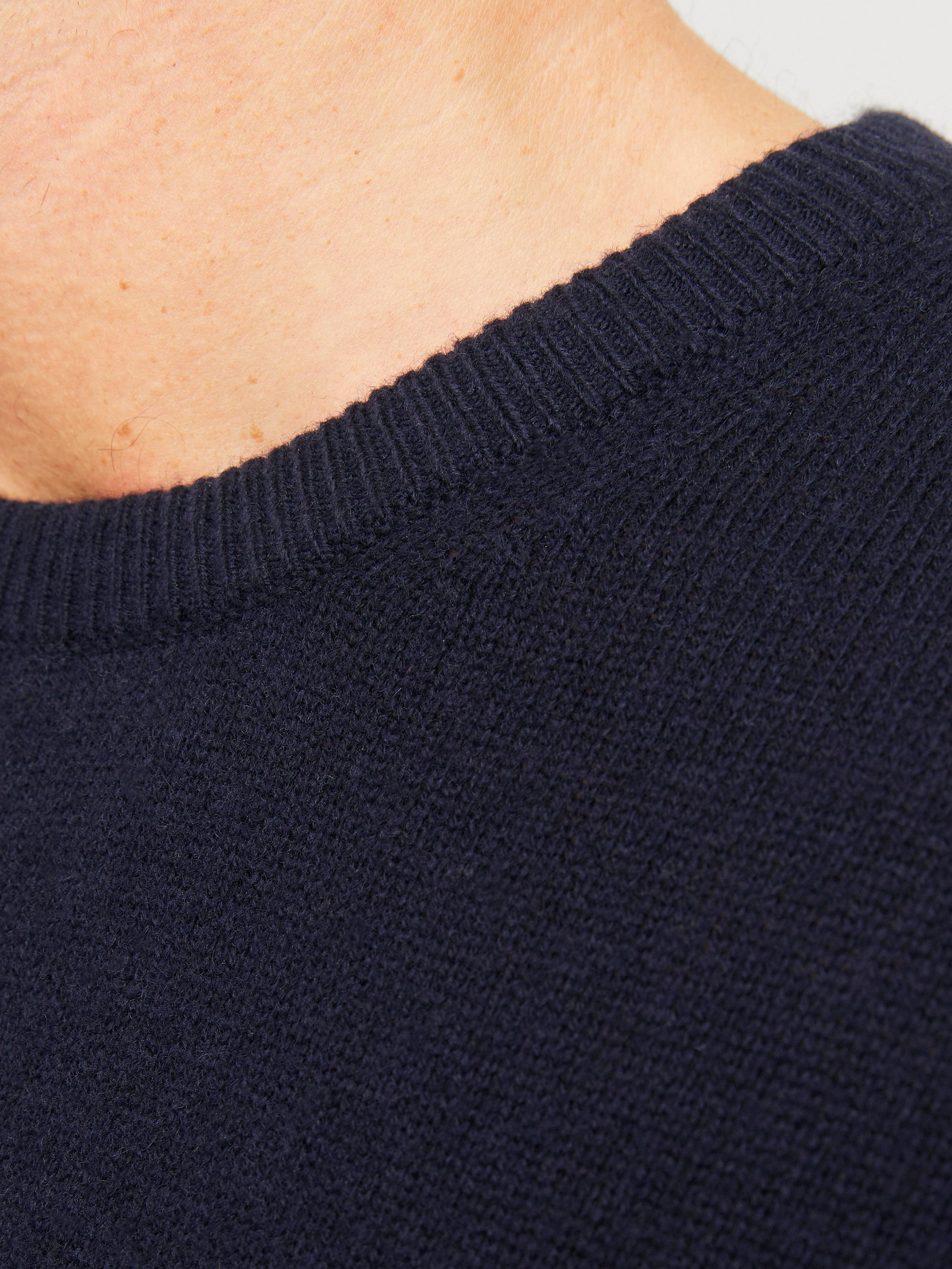 Jack & Jones Rundhalspullover JPRBLULAMBSWOOL KNIT CREW NECK