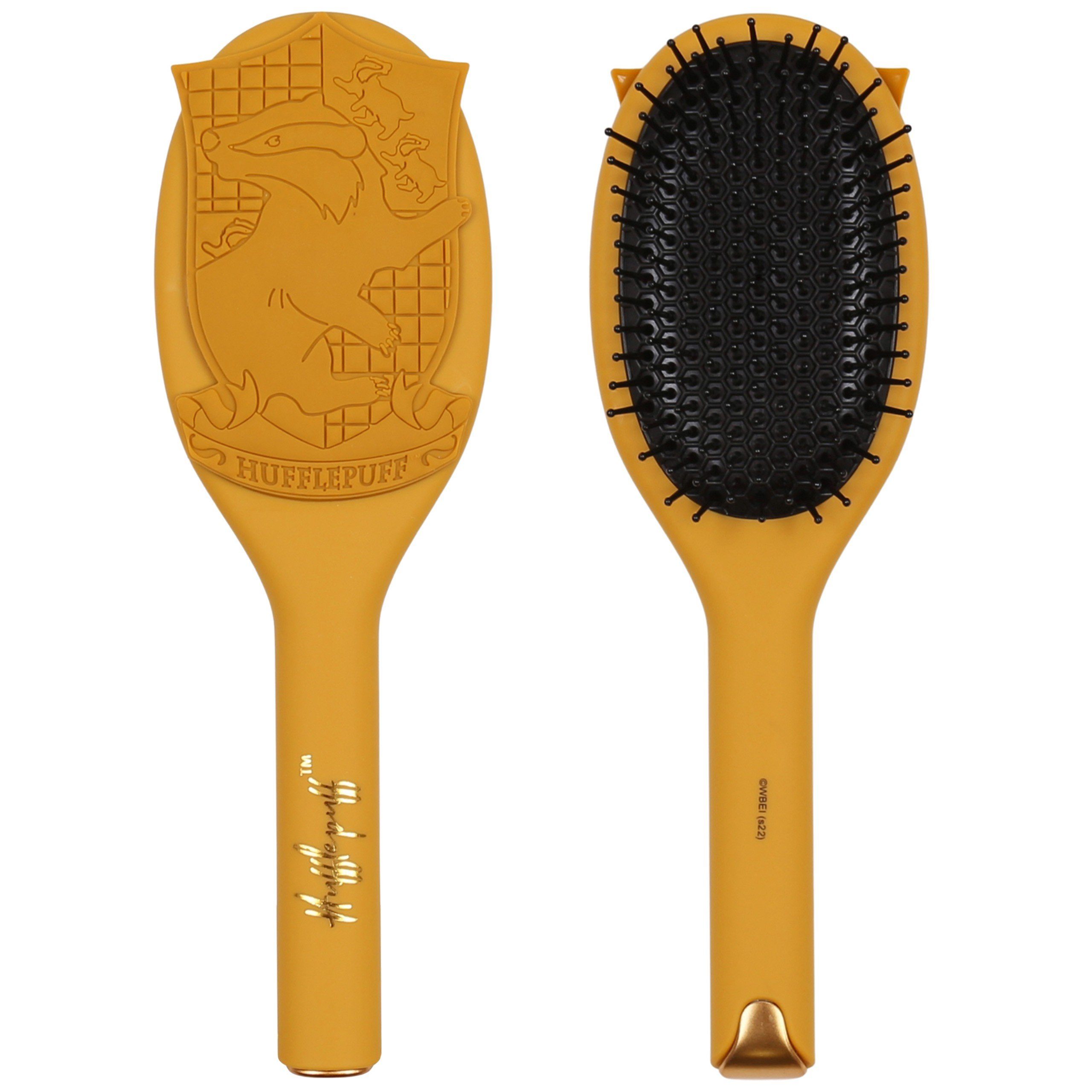 Sarcia.eu Haarbürste Harry Potter Hufflepuff Haarbürste, rund, gelb, Dachs