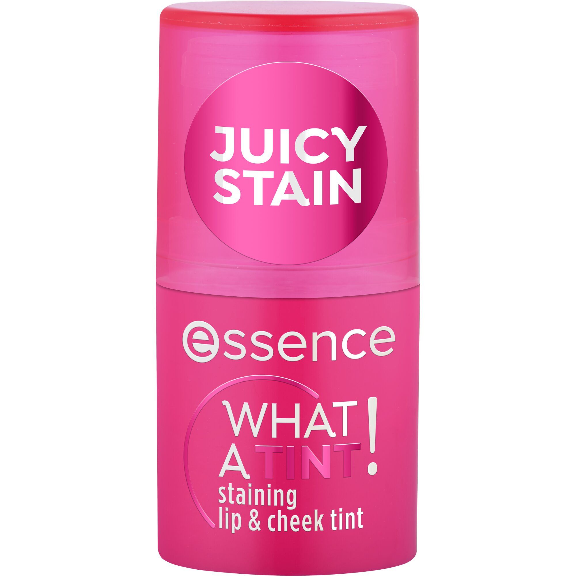 Essence Rouge WHAT A TINT! staining lip & cheek tint, 3-tlg., 3-tlg., glänzend, Balsam, leichte Deckkraft, alle Hauttypen