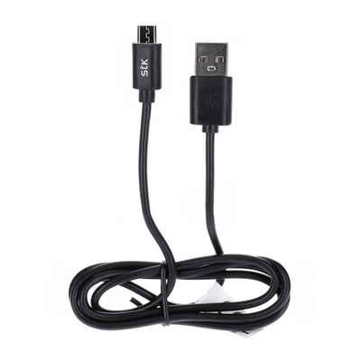 STK »Lade und Sync-Kabel micro USB-Anschluss 1 Meter schwarz« USB-Kabel