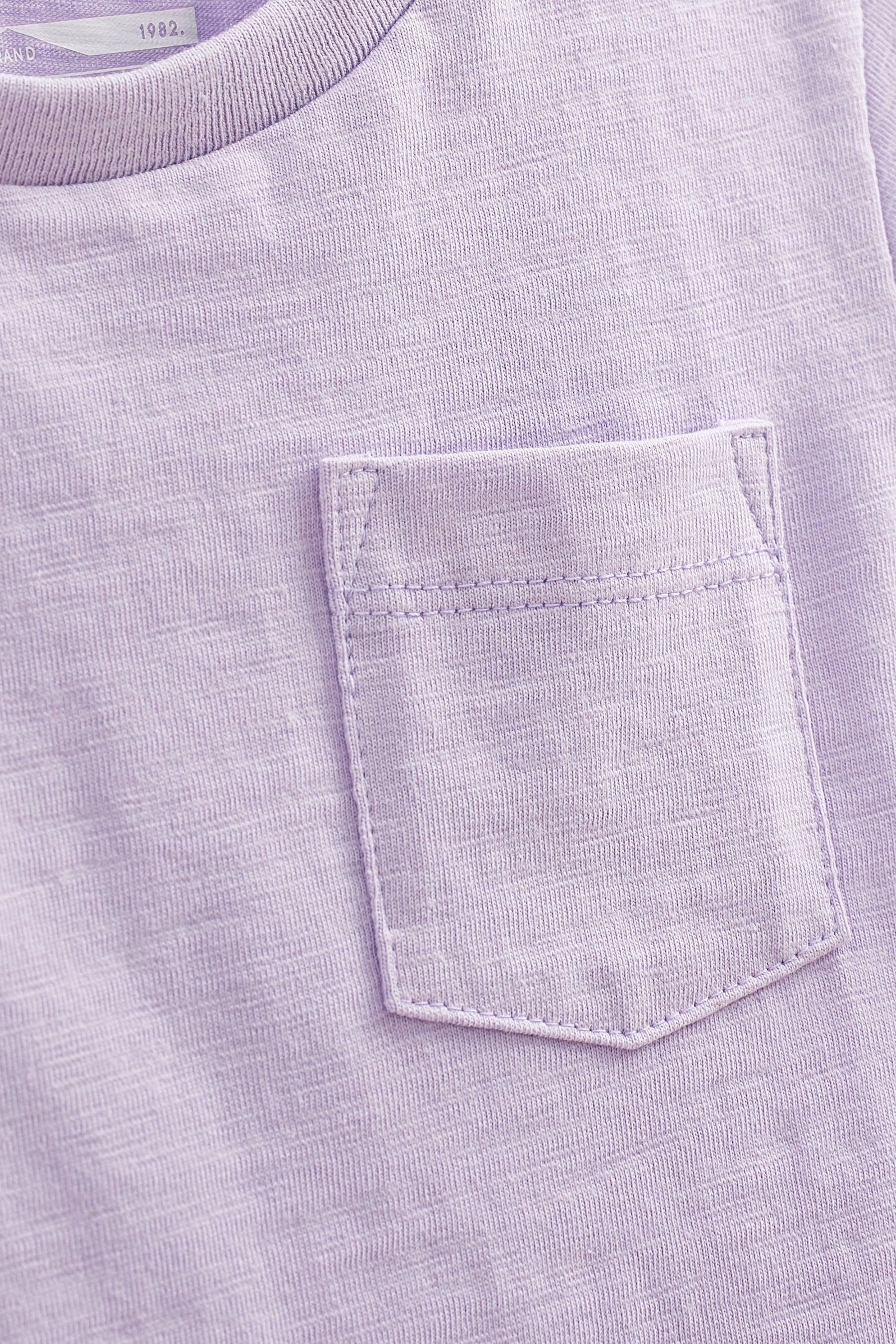 Next T-Shirt (1-tlg) Purple Lilac T-Shirt
