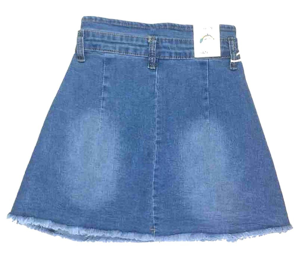 Girls Fashion Jeansrock Mädchen Jeansrock Mini Rock Minirock R062