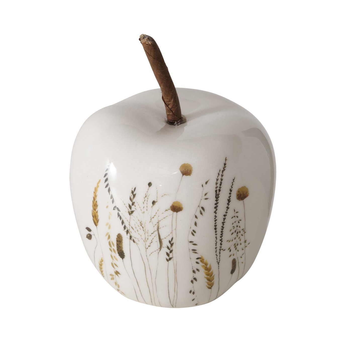 Dekofigur Dekoaufsteller Jelena, Apfel, 1 Stück, floral, 14 cm hoch