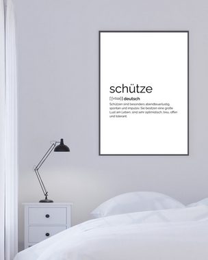 MOTIVISSO Poster Sternzeichen Schütze - Definition
