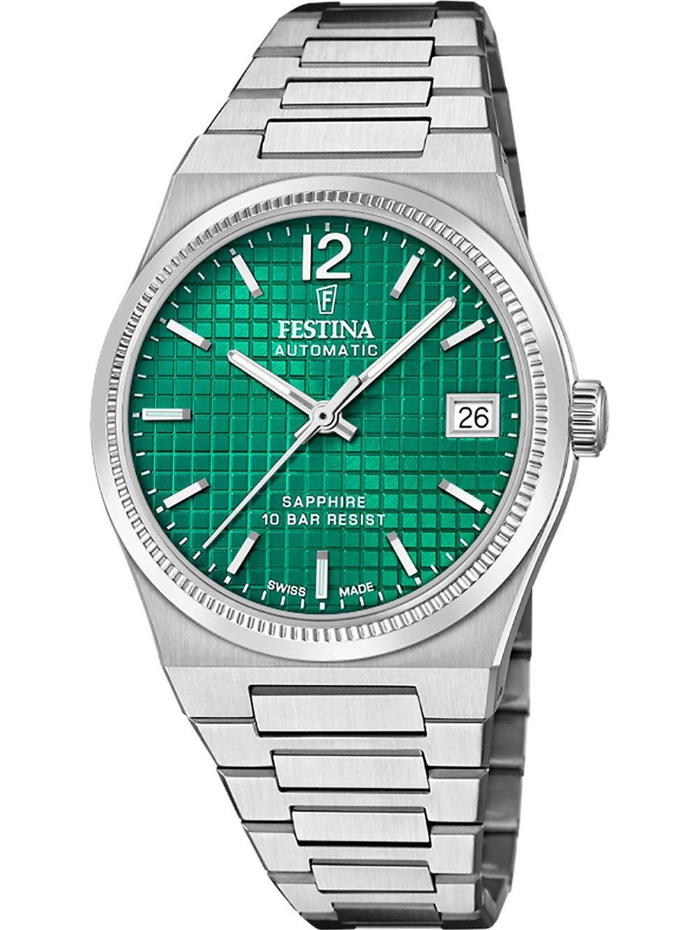 Automatikuhr Festina F20029/5 Damenuhr Swiss Made Rivé Automatik 35mm 10ATM Festina F20029/5 Damenuhr Swiss Made Rivé Automatik 35mm 10ATM