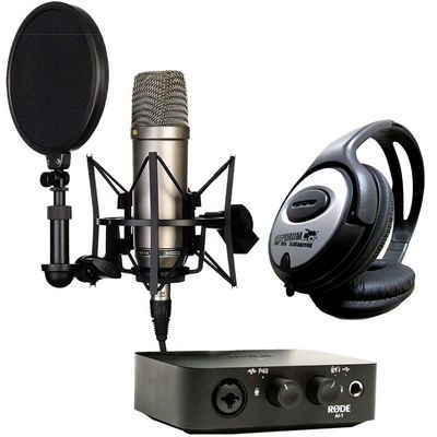 RODE Microphones Mikrofon »Rode NT1-A + AI-1 Interface + Kopfhörer«