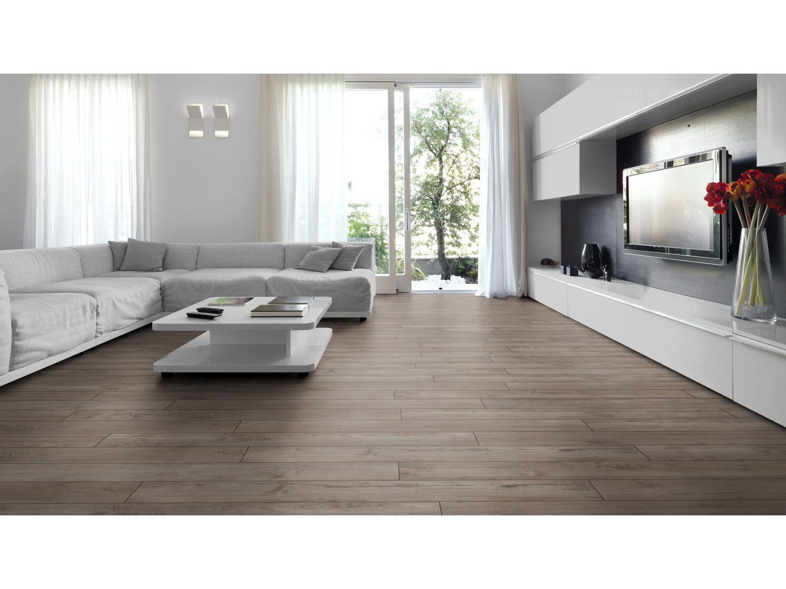 KRONOTEX Laminat Laminat Nostalgie Teak Silber D3242 Exquisit Landhausdiele, 8 St.