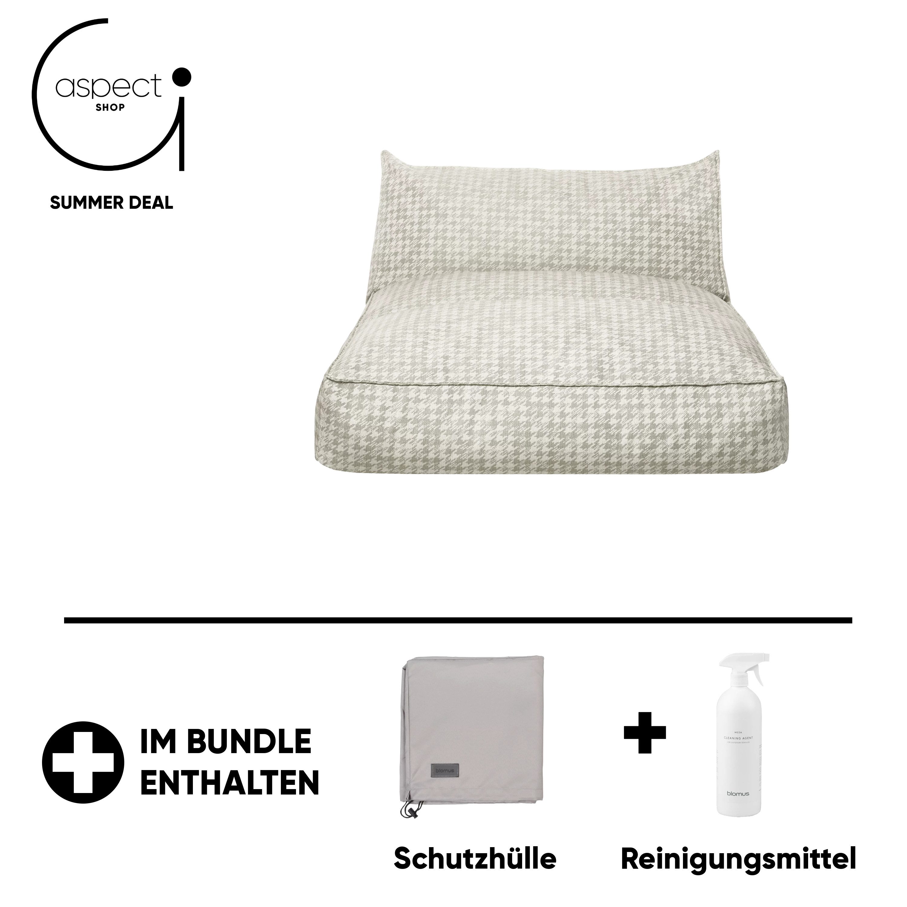 blomus Daybed Blomus Bett Stay Special Edition Twigh Earth +Gratis Hülle & Reinigung