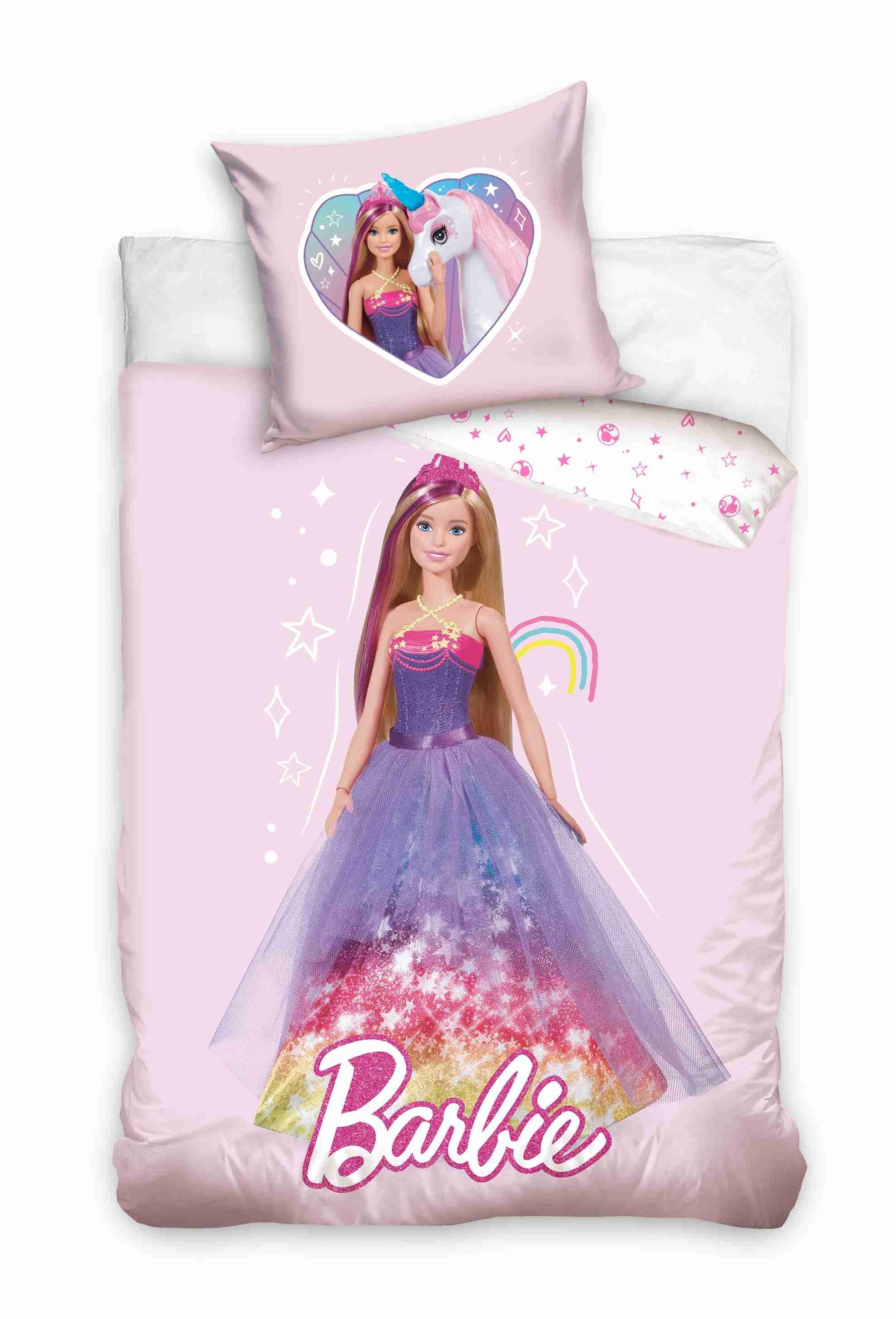 Mattel® Babybettwäsche Barbie Babybettwäsche 100 x 135 cm
