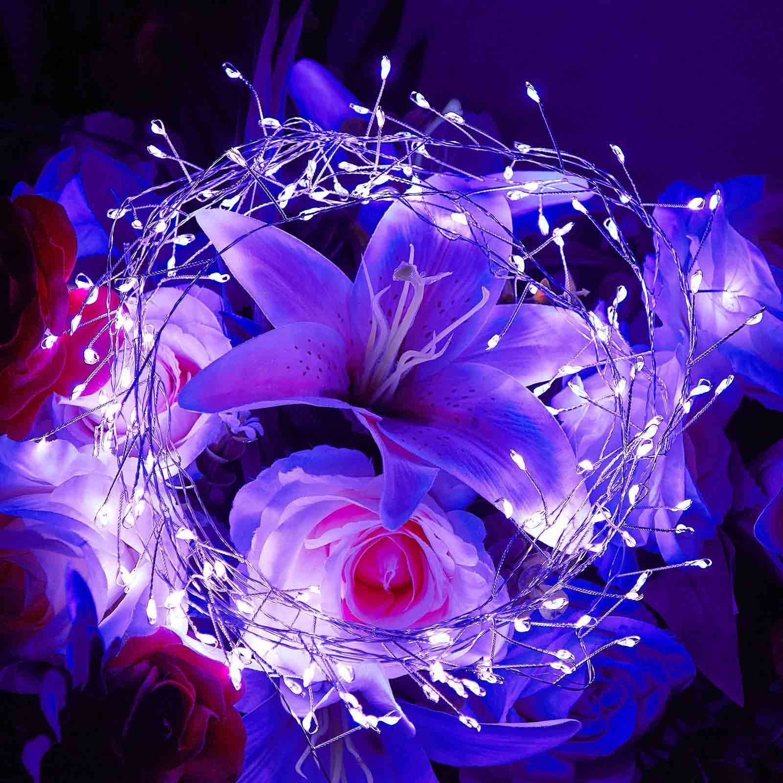 Sunicol LED-Lichterkette 3M/6M LED Lichterkette, USB-betrieben, Fernbedienung, 8 modi