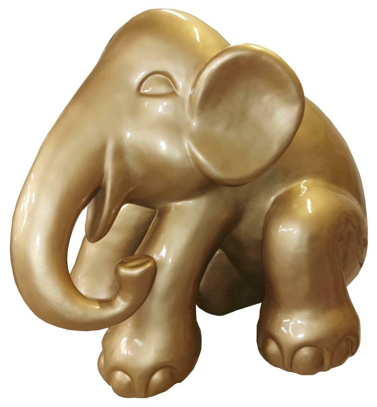 JVmoebel Gartenfigur, Figur Statue Moderne Figuren Dekoration Elefant Designer Skulpturen